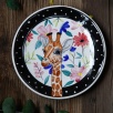 Handmade Desing Tile Plate Giraffe