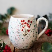 El Yapımı Çini Mug Alpaka