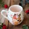 El Yapımı Çini Mug Alpaka