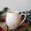 El Yapımı Çini Mug İnek