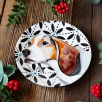 El Yapımı Tasarım Çini Tabak Köpek