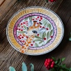 Handmade Design Tile Plate Giraffe