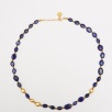 El Yapımı Tasarım Gümüş Lapis Lazuli Kolye