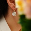 Baroque Pearl Silver Earrings