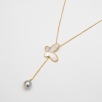 Pearl and Mother of Pearl Silver Necklace