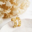 Silver Earrings with Rutile Quartz Stones