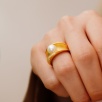 Silver Ring with Pearl