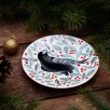 Handcraft Design Tile Plate Crow