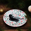 Handcraft Design Tile Plate Crow