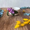 Mor Çiçekli Cappuccino Kahve Mug
