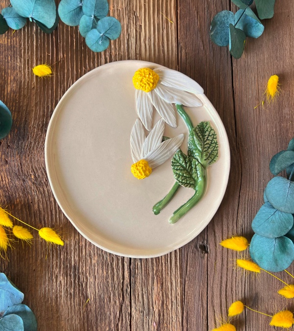Papatyalı Pasta Tabak
