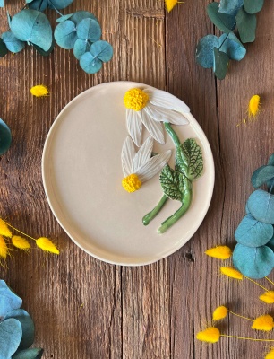 Papatyalı Pasta Tabak