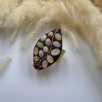 Garnet ve Opal Taşlı Gümüş Yüzük