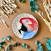 Design Tile Plate Parrot