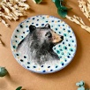 Design Tile Plate Bear