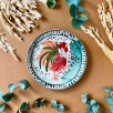 Design Tile Plate Rooster