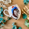 Özel Tasarım Çini Mug Keçi