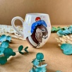 Özel Tasarım Çini Mug Keçi
