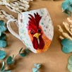 Özel Tasarım Çini Mug Horoz