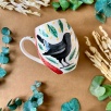 Design Tile Mug Black Bird