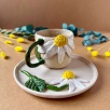 Coffee Mug Set with Big Daisy
