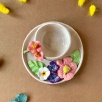 Turkish Coffee Cup Set with Small Flowers
