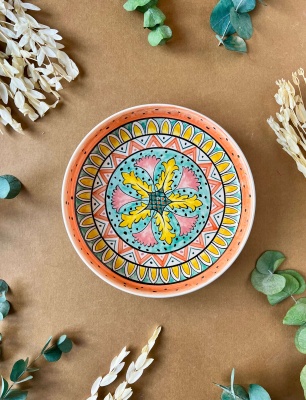 Handmade Design Tile Bowl