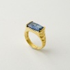 Silver Ring with Kyanite Stone