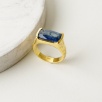 Silver Ring with Kyanite Stone