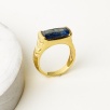 Silver Ring with Kyanite Stone