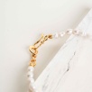 Brass Necklace Pomagrante with Pearl