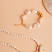 Silver Bracelet with Baroque Pearl