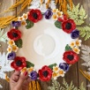 Big Bowl with Poppy Flowers