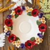 Big Bowl with Poppy Flowers