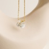 Silver Necklace Flower Design