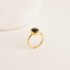 Silver Ring with Labradorite Stone