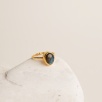 Silver Ring with Labradorite Stone