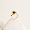 Silver Ring with Labradorite Stone