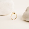Silver Ring with Moonstone