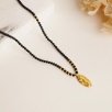 Silver Necklace with Onyx Stone