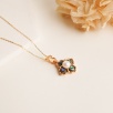 Silver Necklace with Pearls and Mother of Pearl