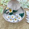 Papatyalı Türk Kahvesi Fincan Set