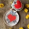 Kalp Tasarım Kahve Mug Set