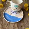 Deniz ve Gemi Tasarım Kahve Mug Set