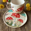 Mantar Tasarım Kahve Mug Set