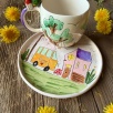 Coffee Mug Set with Ankara Design