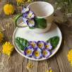 Küçük Çiçekli Kahve Mug Set