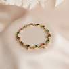 14K Gold Bracelet with Tourmaline Stone