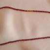14K Gold Necklace with Garnet and Diamond Stones