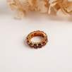 Silver Ring with Garnet Stones